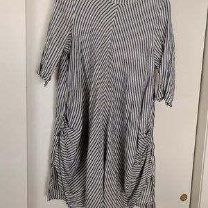 Cheyenne 100% linen tunic dress
